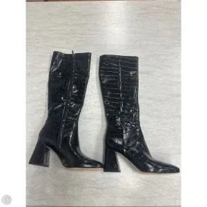 Seamless Comfort Morning Walk Boots Knee Heels By Sam Edelman In Black, Size: 8