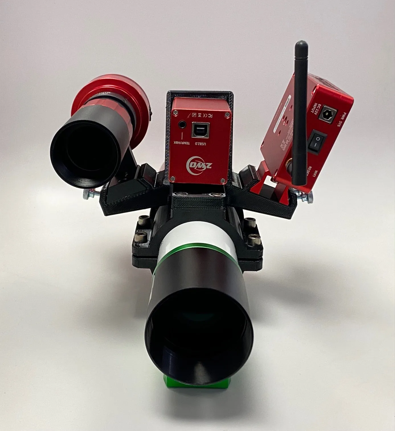 EvoGuide 50 Clamshell Ring and Mounting Bracket for ZWO EAF