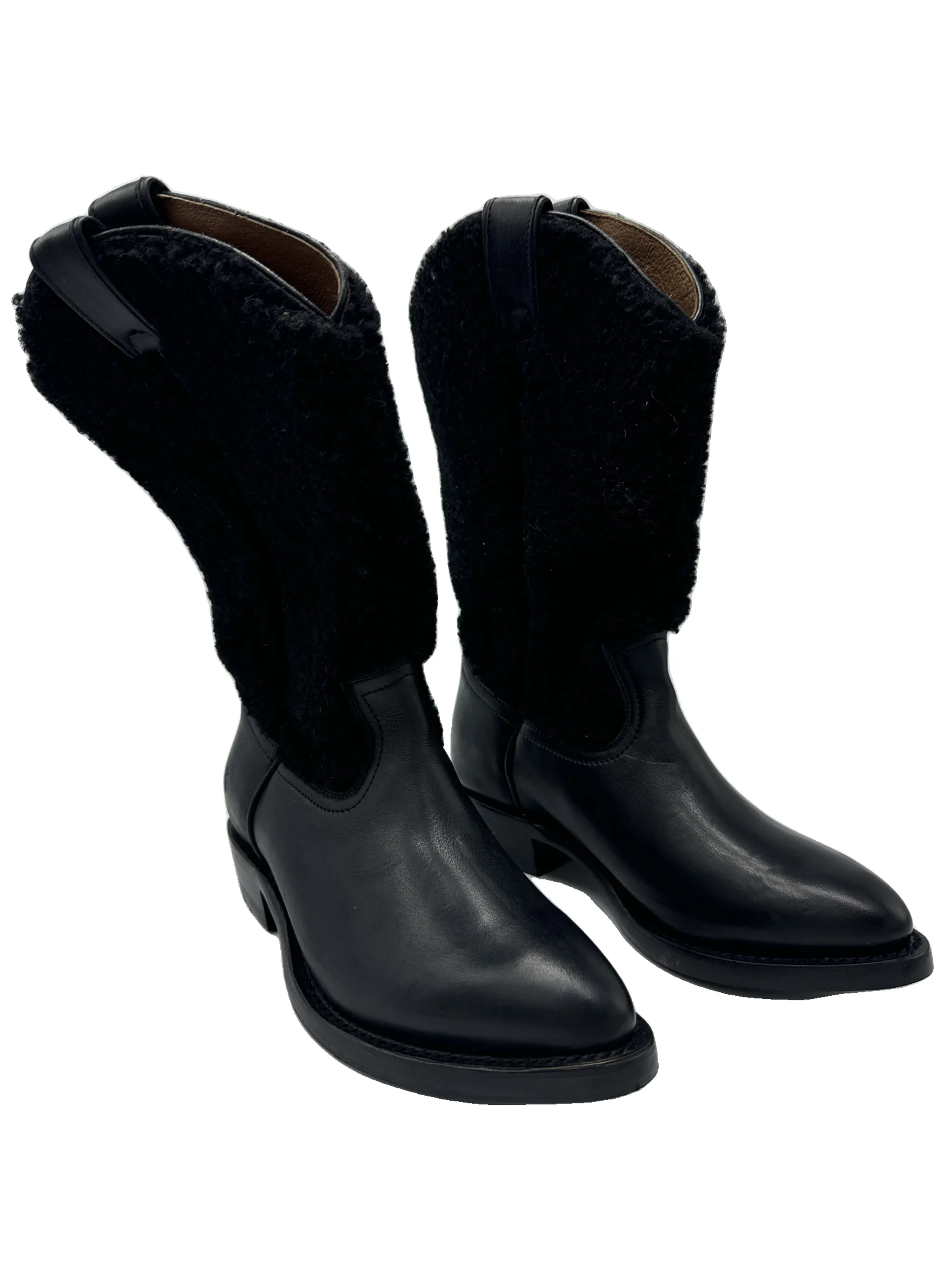 Proprietary Cushion System Walking Boots Designer By Frye In Black, Size: 6