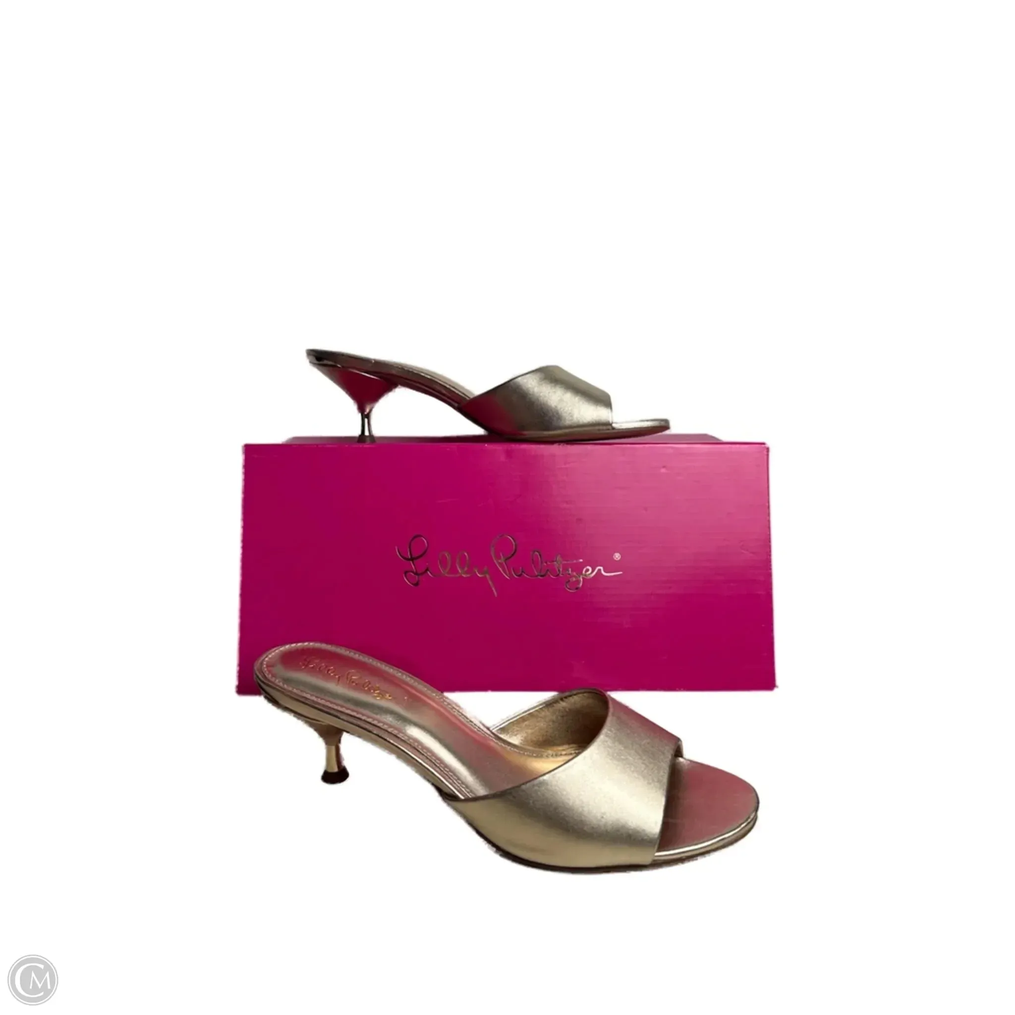 Ocean Edge Soul Step Shoes Designer By Lilly Pulitzer In Gold, Size: 7.5