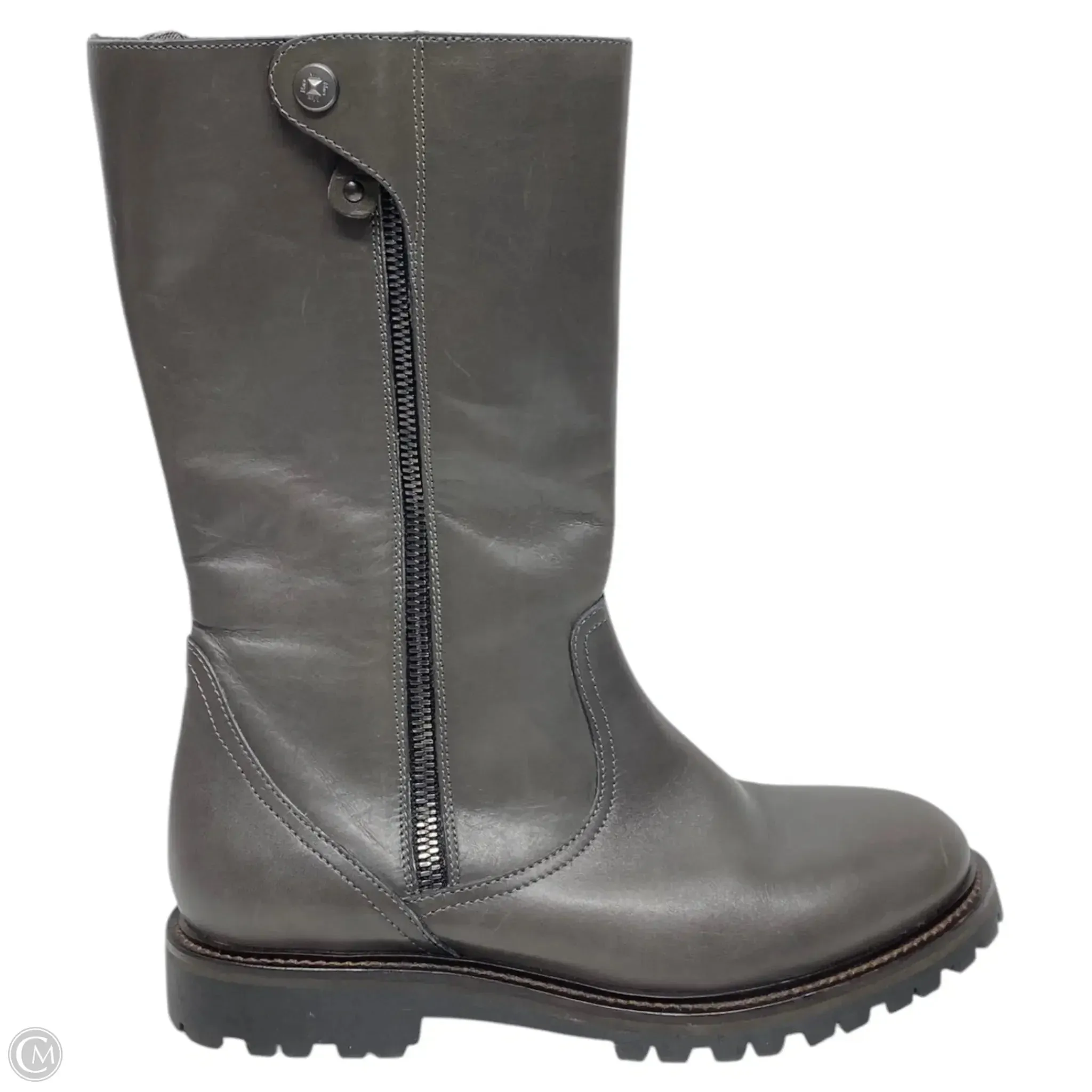 New York Boots Designer By Max Mara In Brown, Size: 6.5