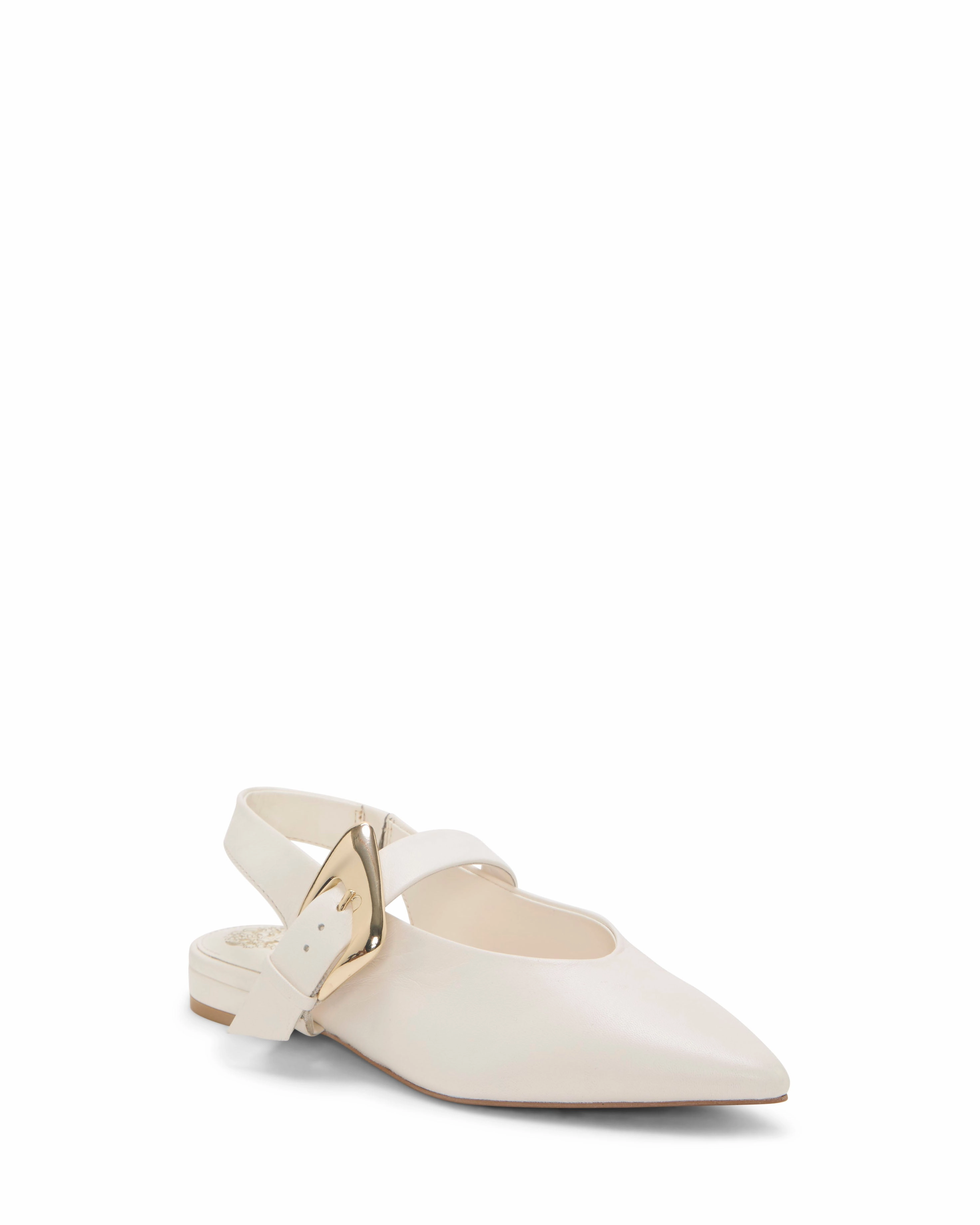 Reinforced toe Amoret Buckle Slingback Mule