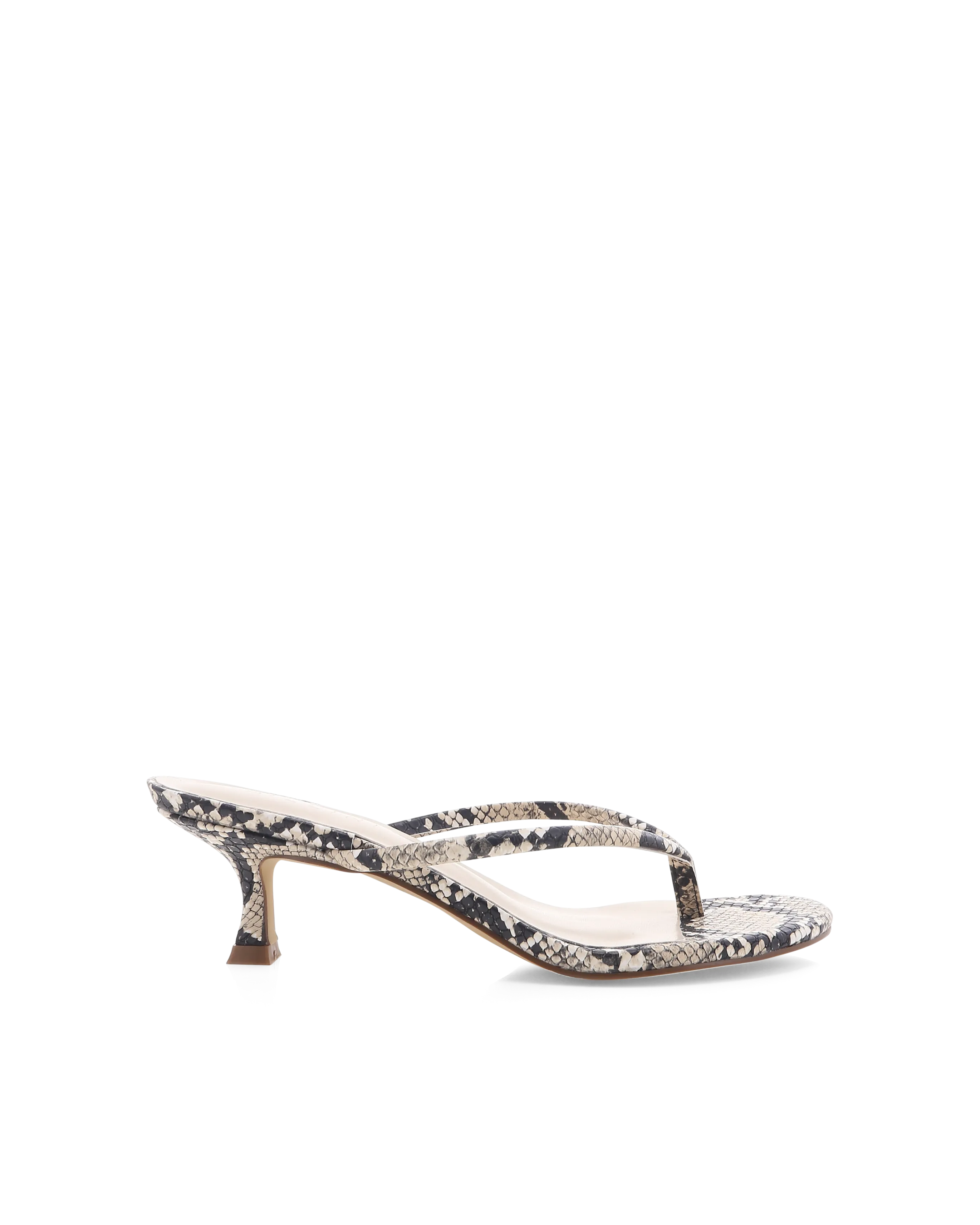 Minimal Glow Square Cut ESTI - ECRU SNAKE