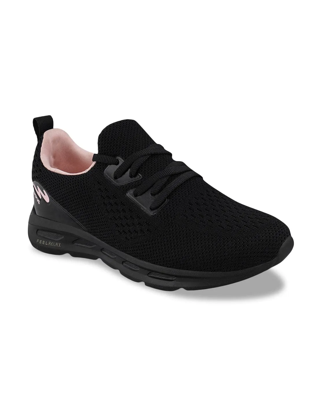 FABIAN Black Women's Sports Shoes