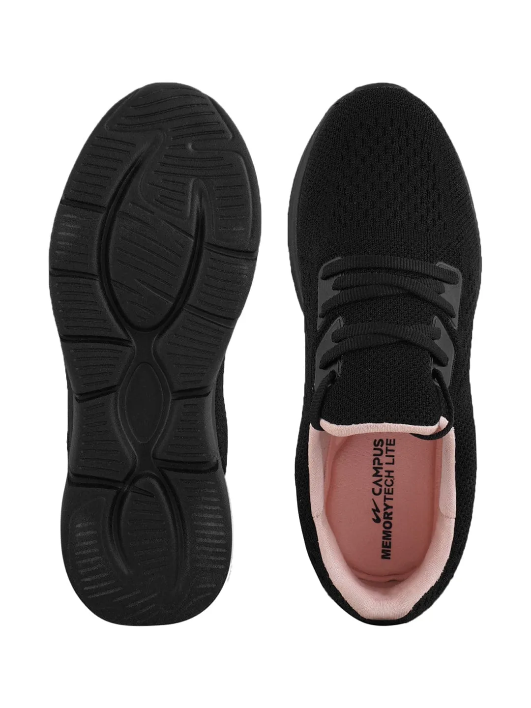 FABIAN Black Women's Sports Shoes