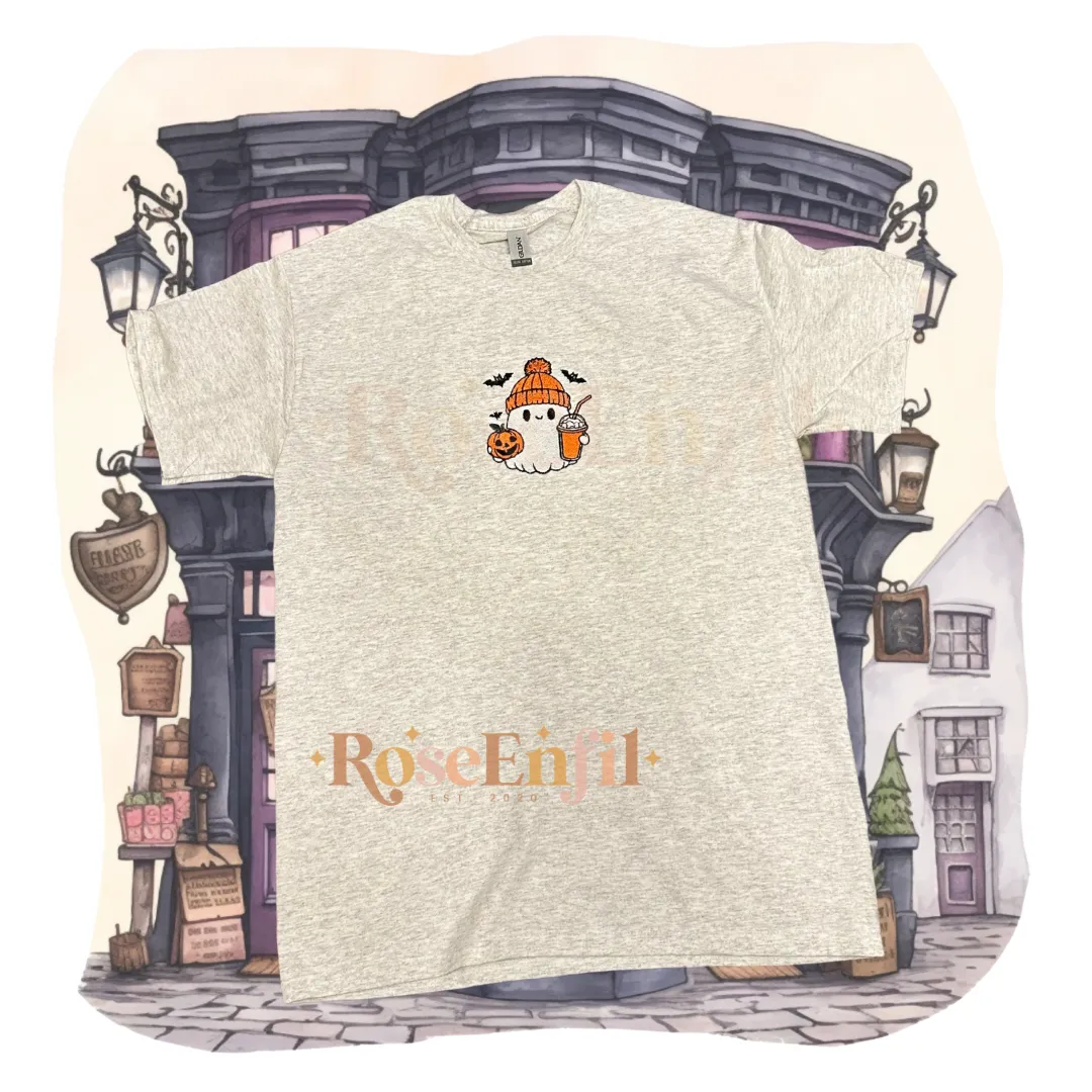 Fantôme , café glacé et citrouille ✨