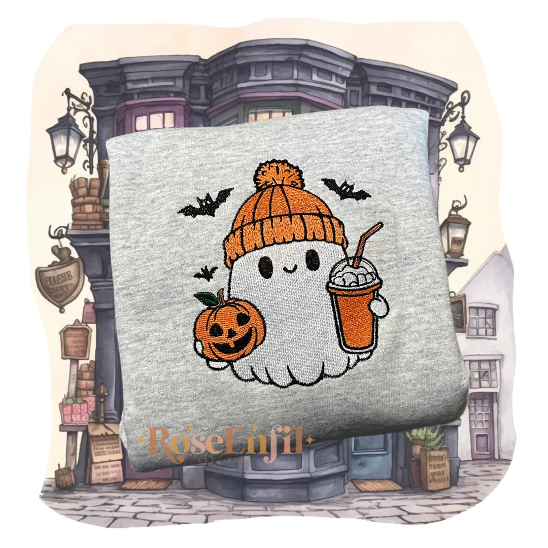Fantôme , café glacé et citrouille ✨