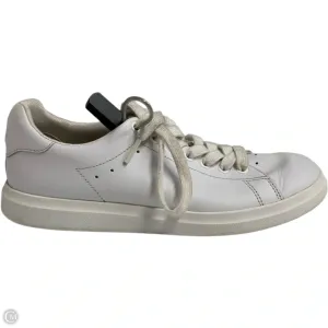 Reinforced toe box Zip Fast Shoes Designer By Tory Burch In White, Size: 6.5