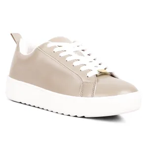 Faux Leather Sneakers