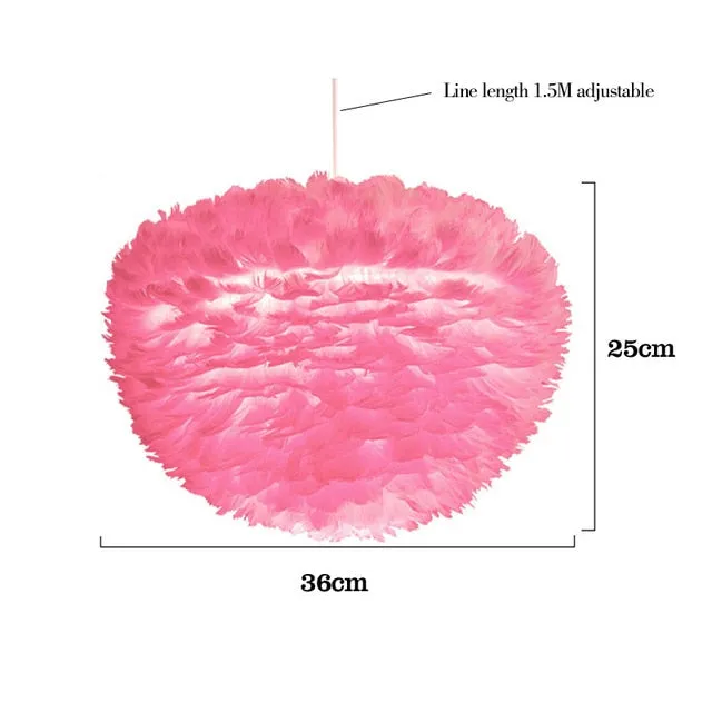 FEATHER LIGHT SHADE