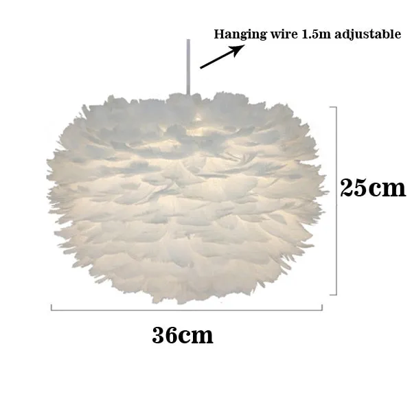 FEATHER LIGHT SHADE