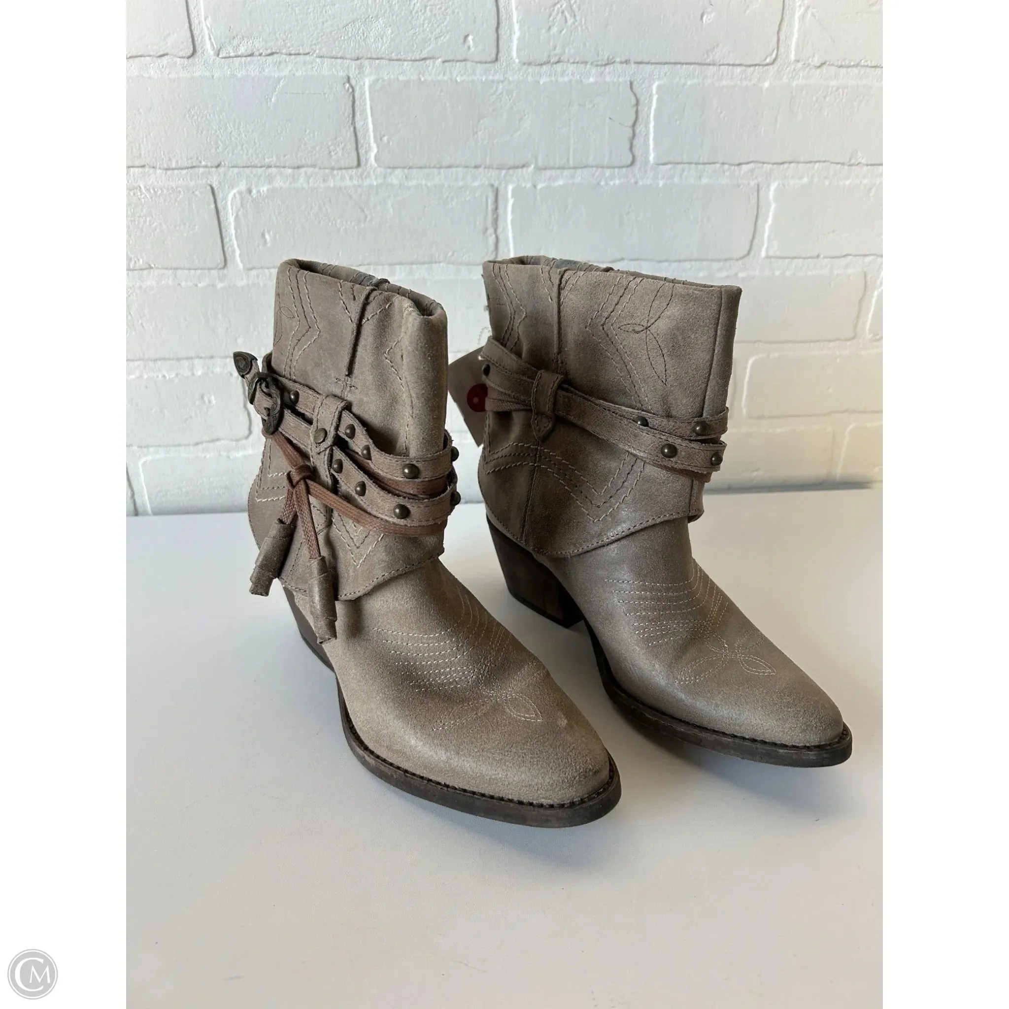 Boots Western By Steve Madden In Grey, Size: 7 Thermal Core Morning Walk