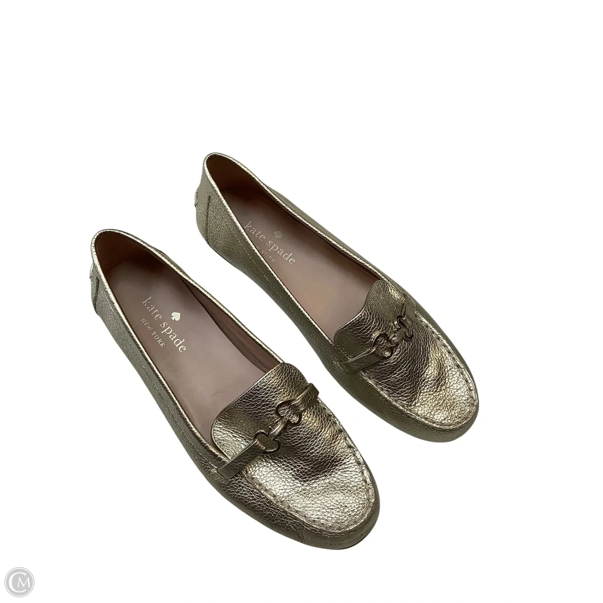 Summer Base Shoes Designer By Kate Spade In Gold, Size: 7.5