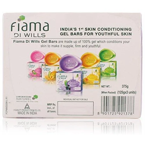Fiama Di Wills Exotic Dream Bathing Bar, 125g (Pack of 3)