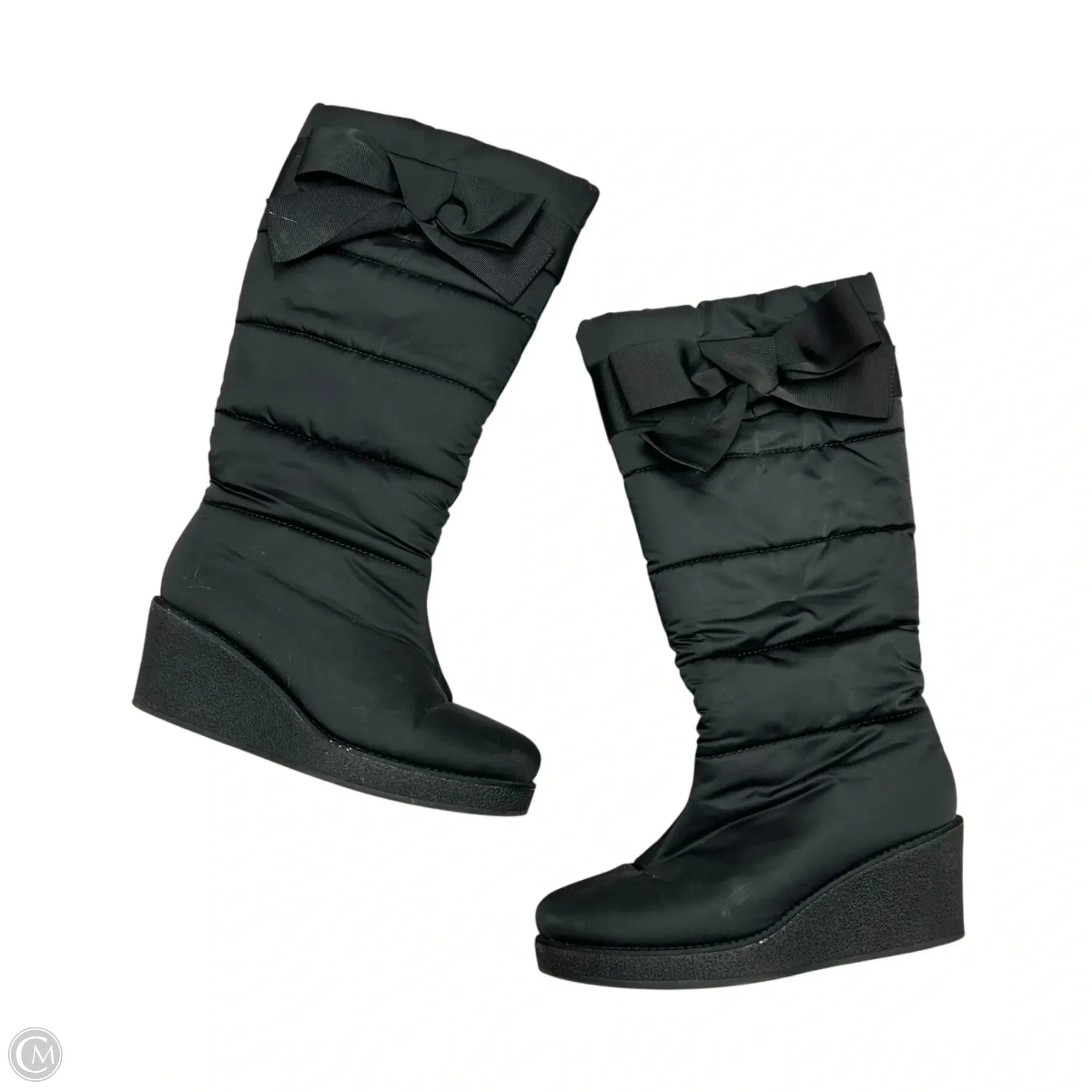 construction Boots Designer By Kate Spade In Black, Size: 9