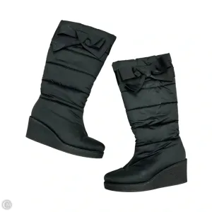 construction Boots Designer By Kate Spade In Black, Size: 9