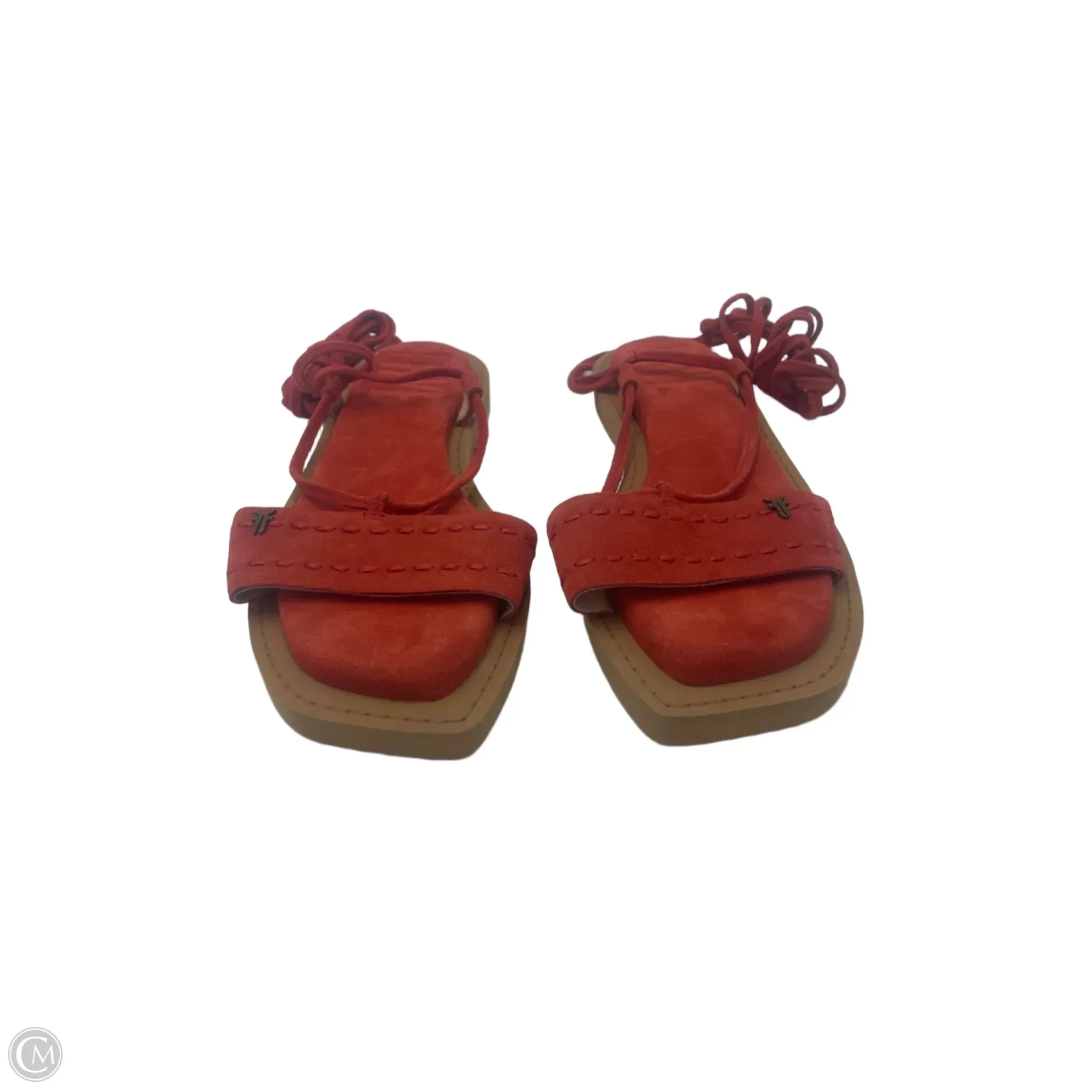 Body Align Shoes Designer By Frye In Orange, Size: 6