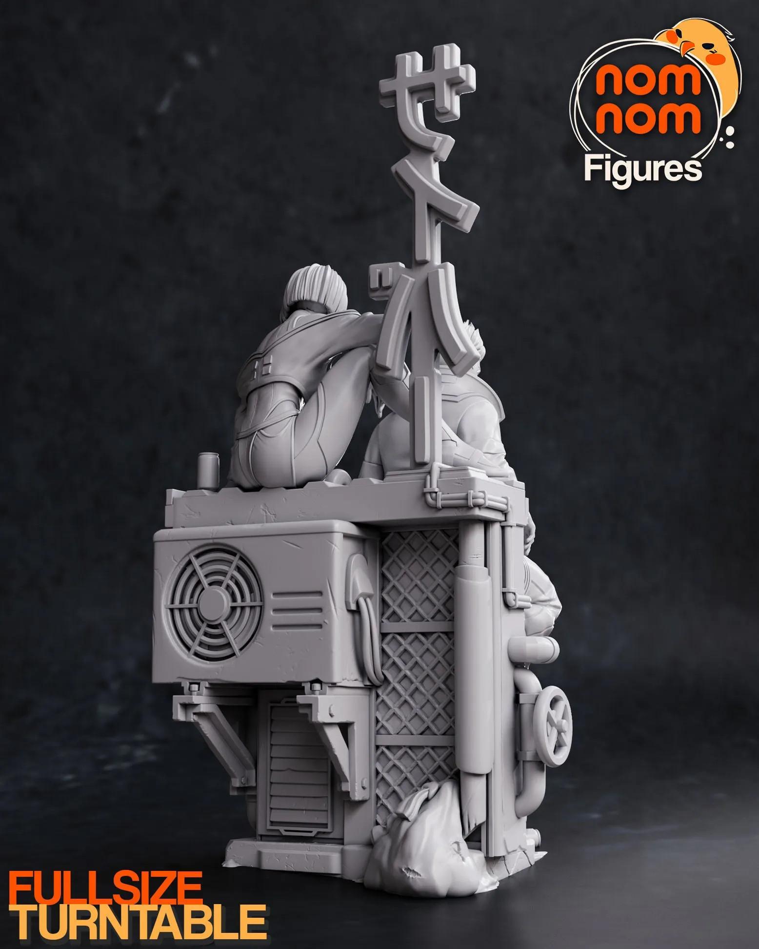 Figurine à peindre - Lucy & David - Cyberpunk