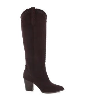 FINLEY - CHOCOLATE SUEDE ReinforcedToe Boho Mood