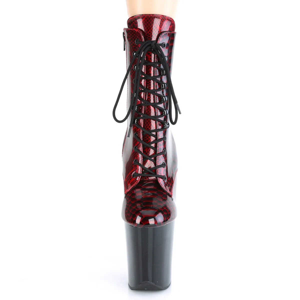 FLAMINGO-1020SP Pleaser Red Sexy Platform Shoes (Pole Dancing Heels)