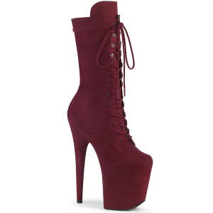 FLAMINGO-1050FS Pleaser Burgundy Sexy Platform Shoes (Pole Dancing Heels)