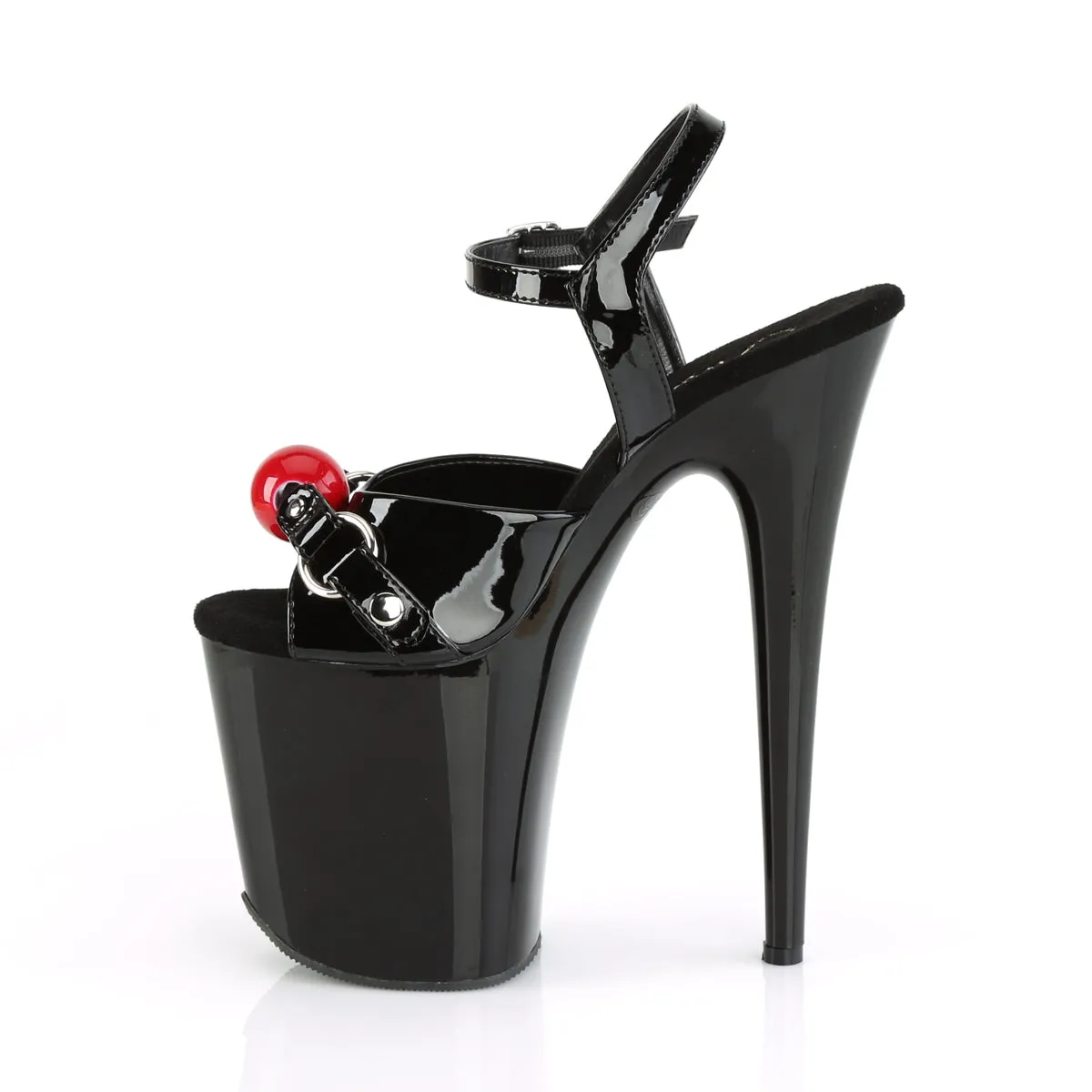 FLAMINGO-809GB Pleaser Black Patent Sexy Platform Shoes (Pole Dancing Heels)