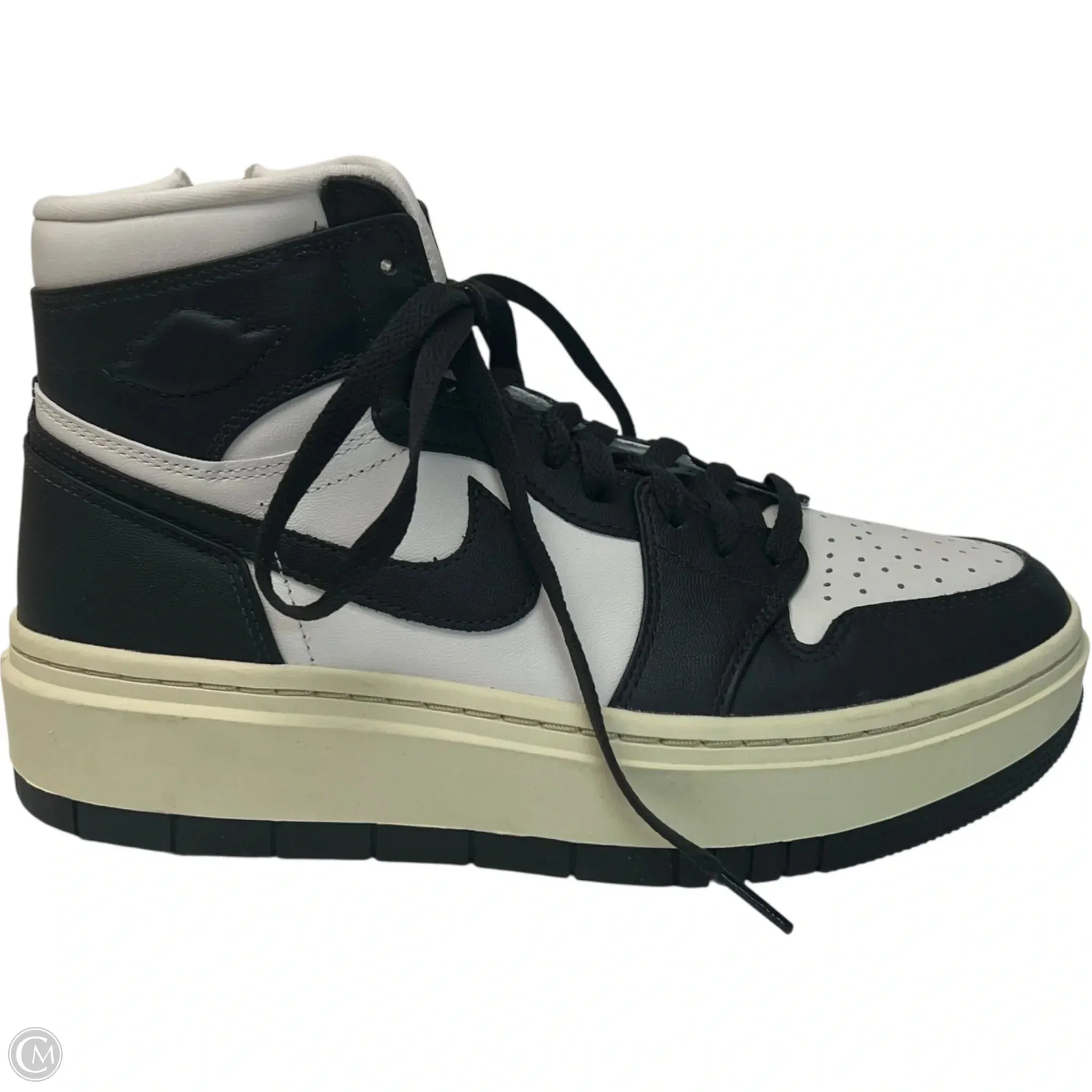 Adult Ease Reinforced Heel Stabilizer Shoes Luxury Designer By Jordan In Black & White, Size: 9.5