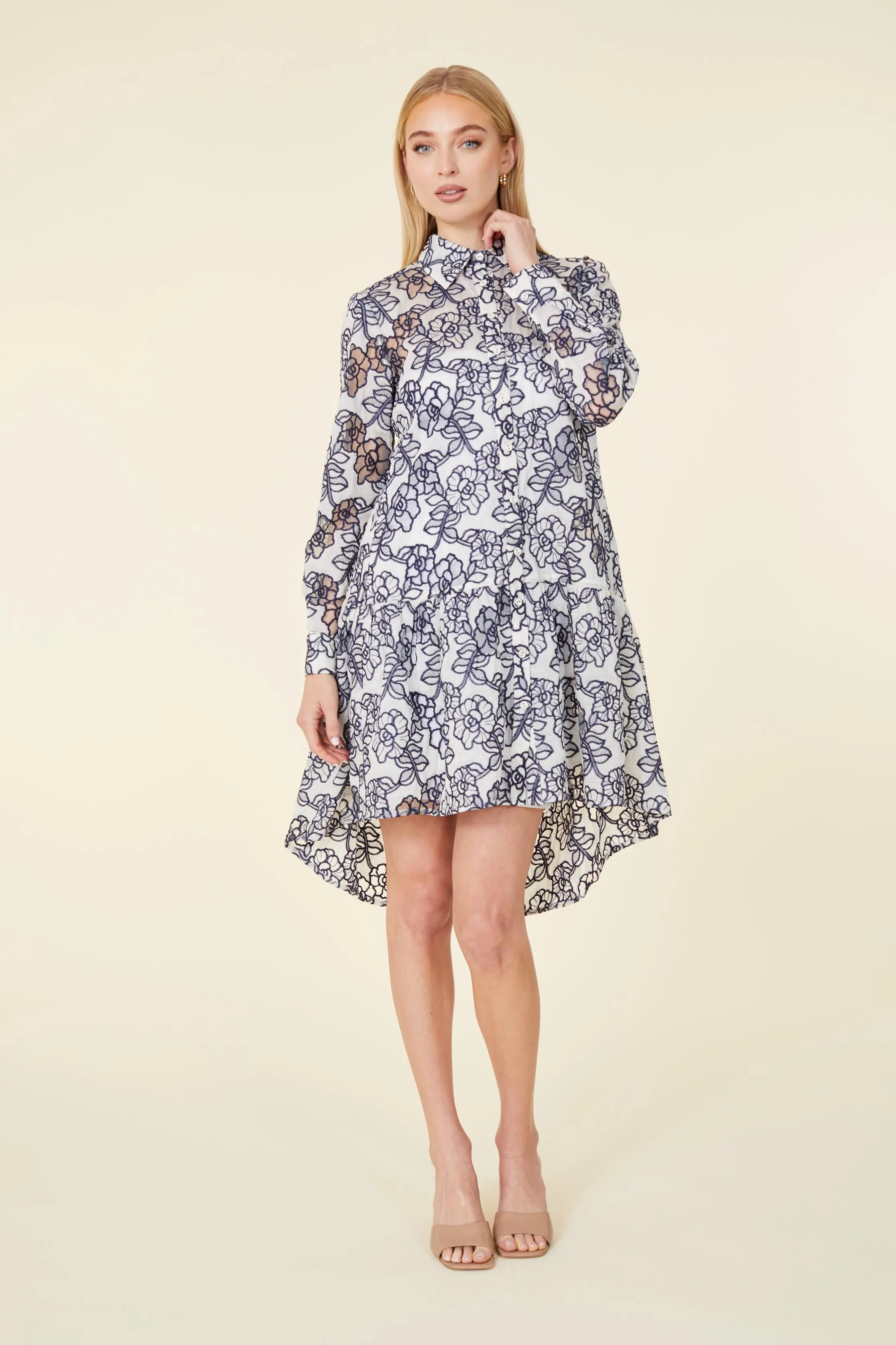 Floral Embroidered Dress