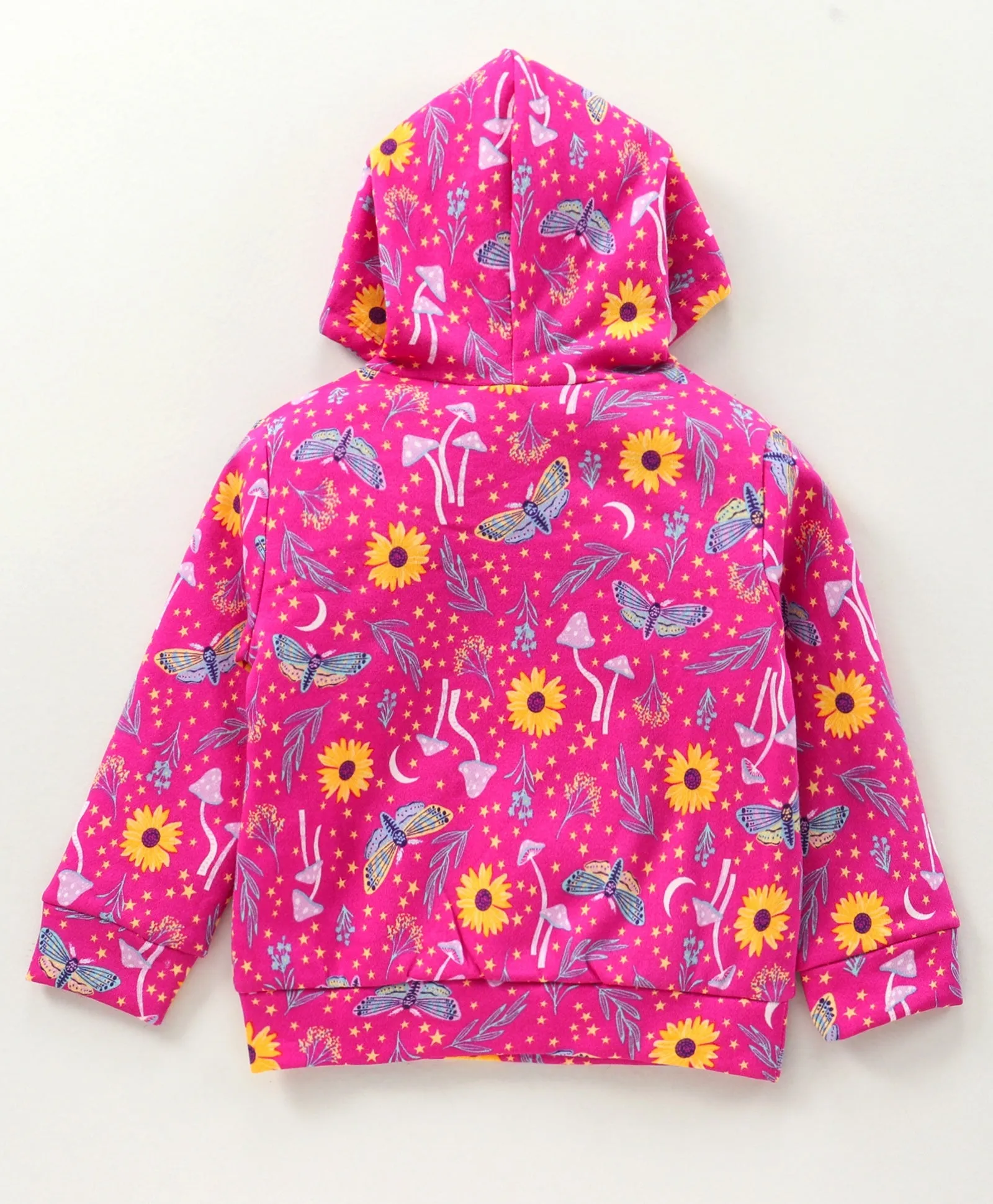 Floral Printed Hoodie Sweatshirt Pant Set