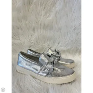 New York Shoes Designer By Michael Kors In Silver, Size: 7.5