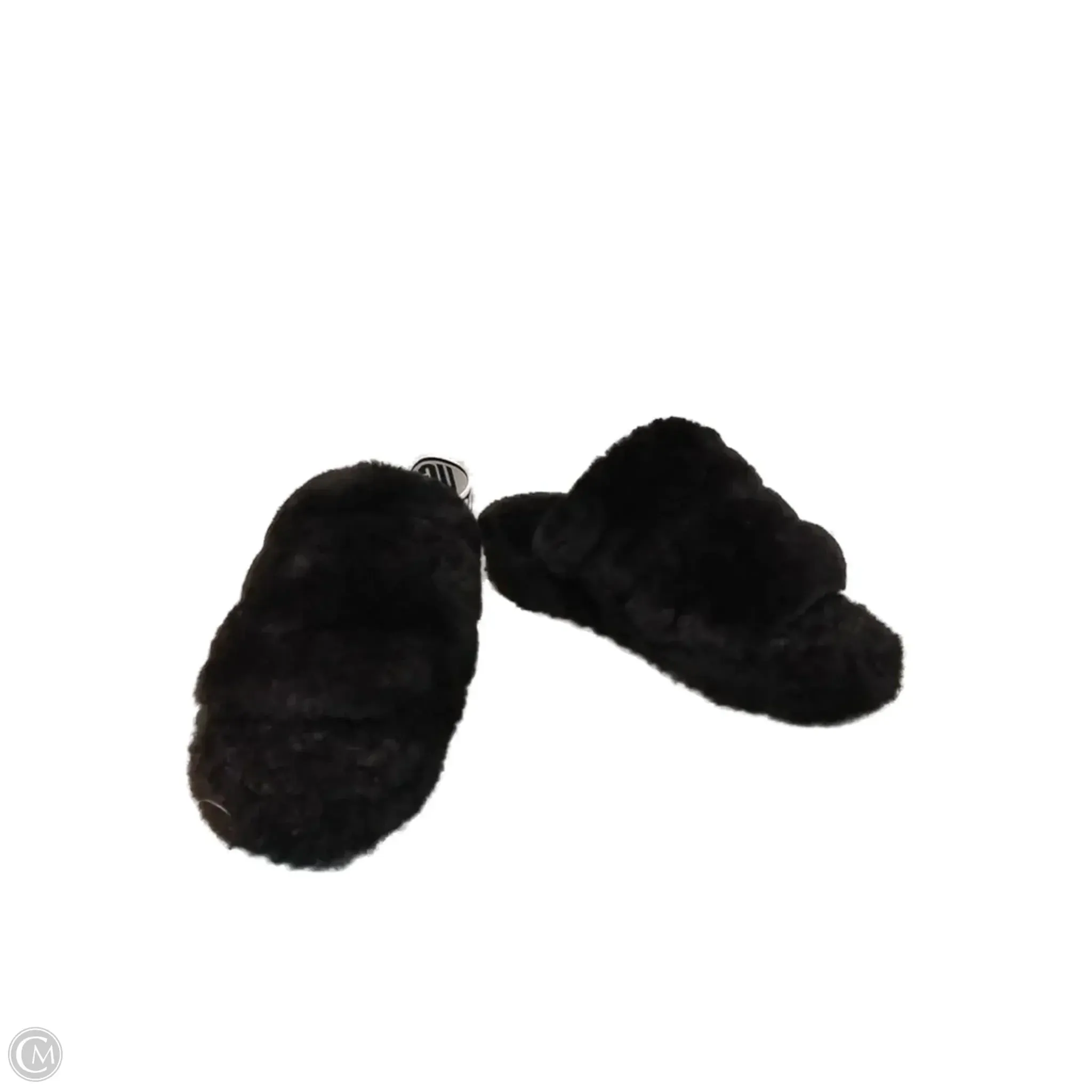 Slippers Designer By Ugg In Black, Size: 6 Walking Fairy Step