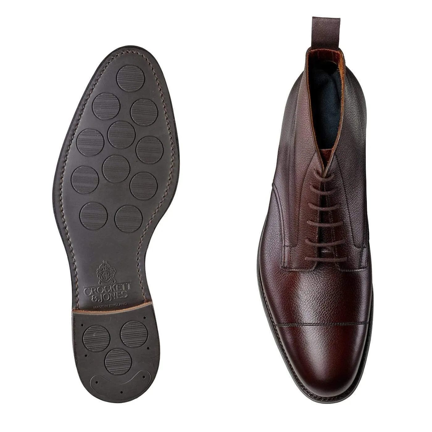 Wye Dark Brown Pebble Grain Quick   Dry Durable Welted Construction