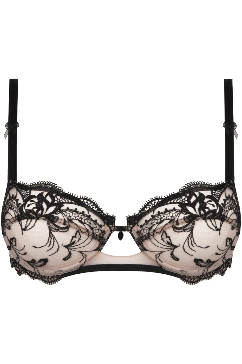 Follement Sexy Half Cup Bra, Size UK 34DD