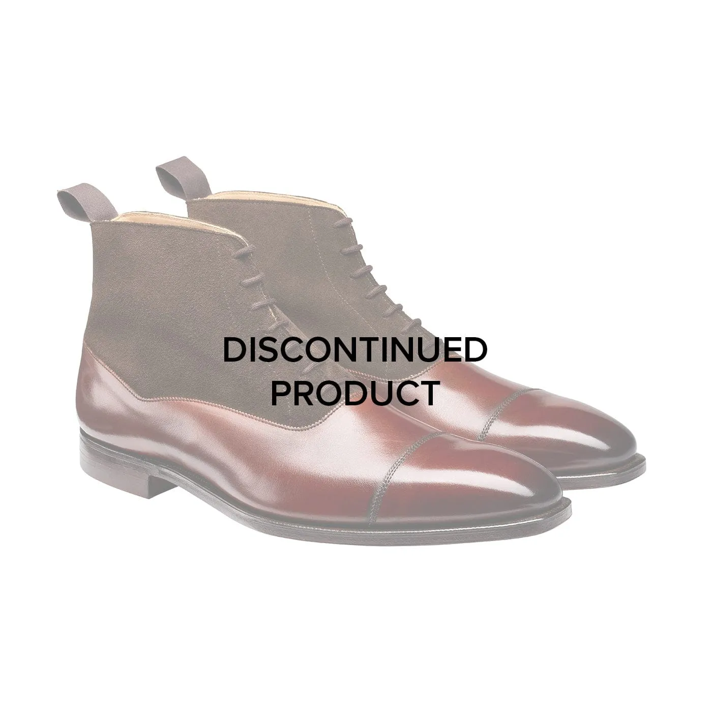 Fashion Statement Charlton Chestnut Calf & Dark Brown Suede