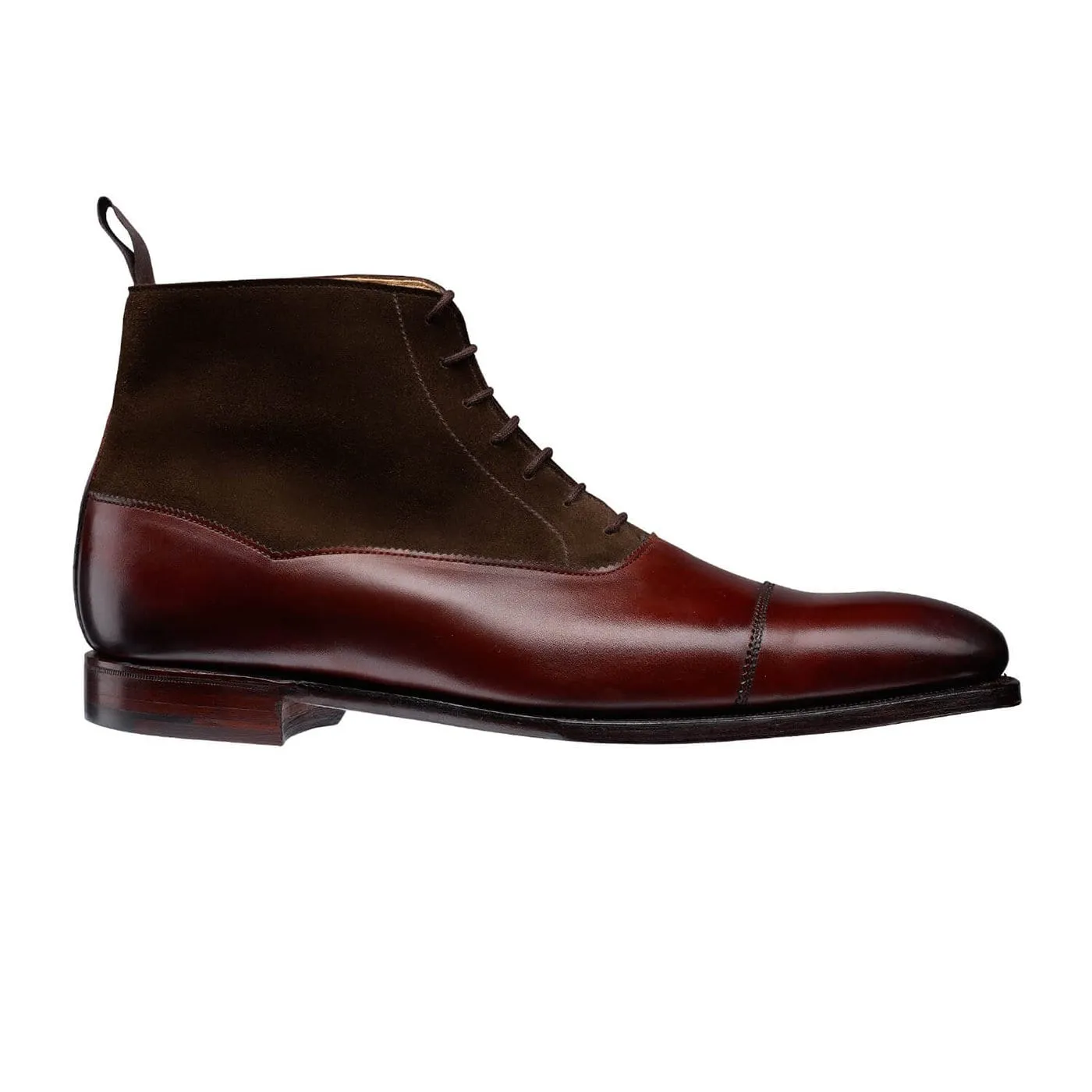 Anti Puncture Design Charlton Chestnut Calf & Dark Brown Suede