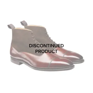 Fashion Statement Charlton Chestnut Calf & Dark Brown Suede