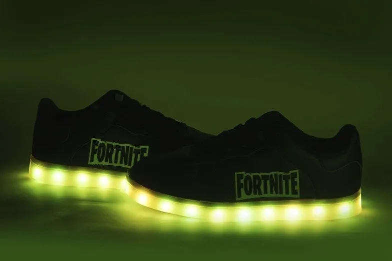 Fortnite Light Up Shoes Low Top Sneakers Light Up Shoes Flashing LED Luminous Shoes Fortnite Gits