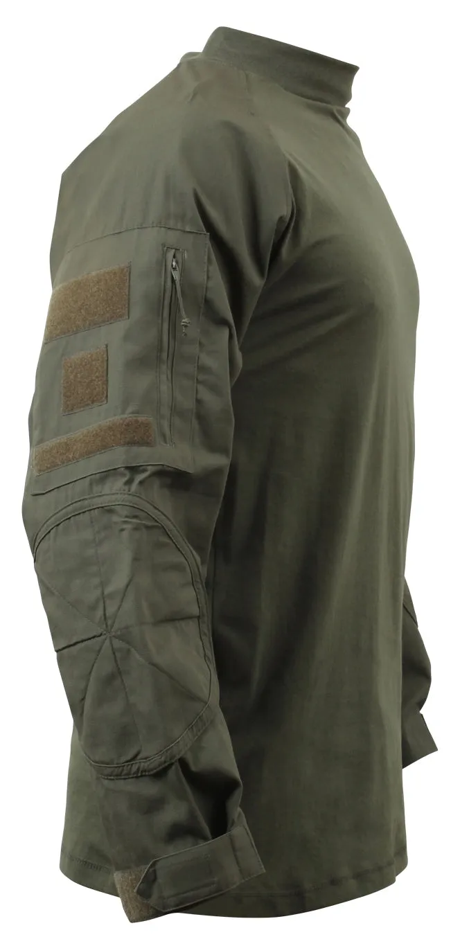 FR Fire Retardant Combat Shirt- Olive Drab