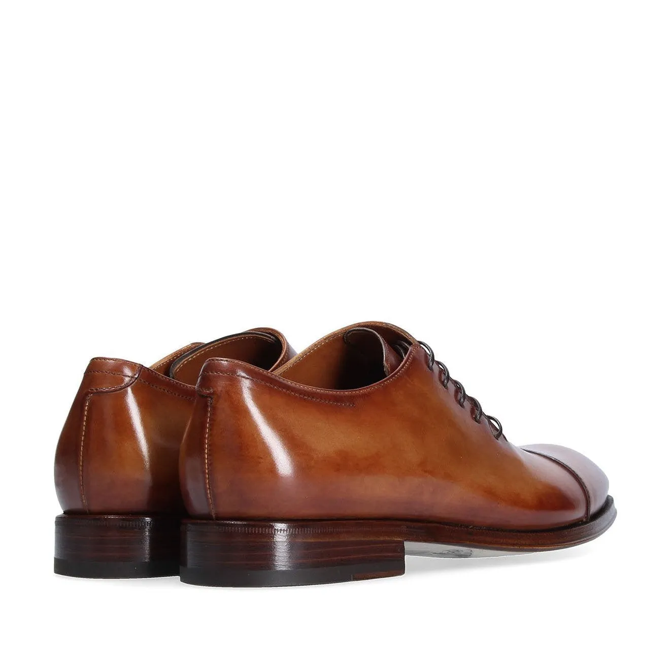 Franceschetti Apollo /Antinoo Men's Shoes Hand-Painted Art Sole Leather Oxfords (FCCT1069)