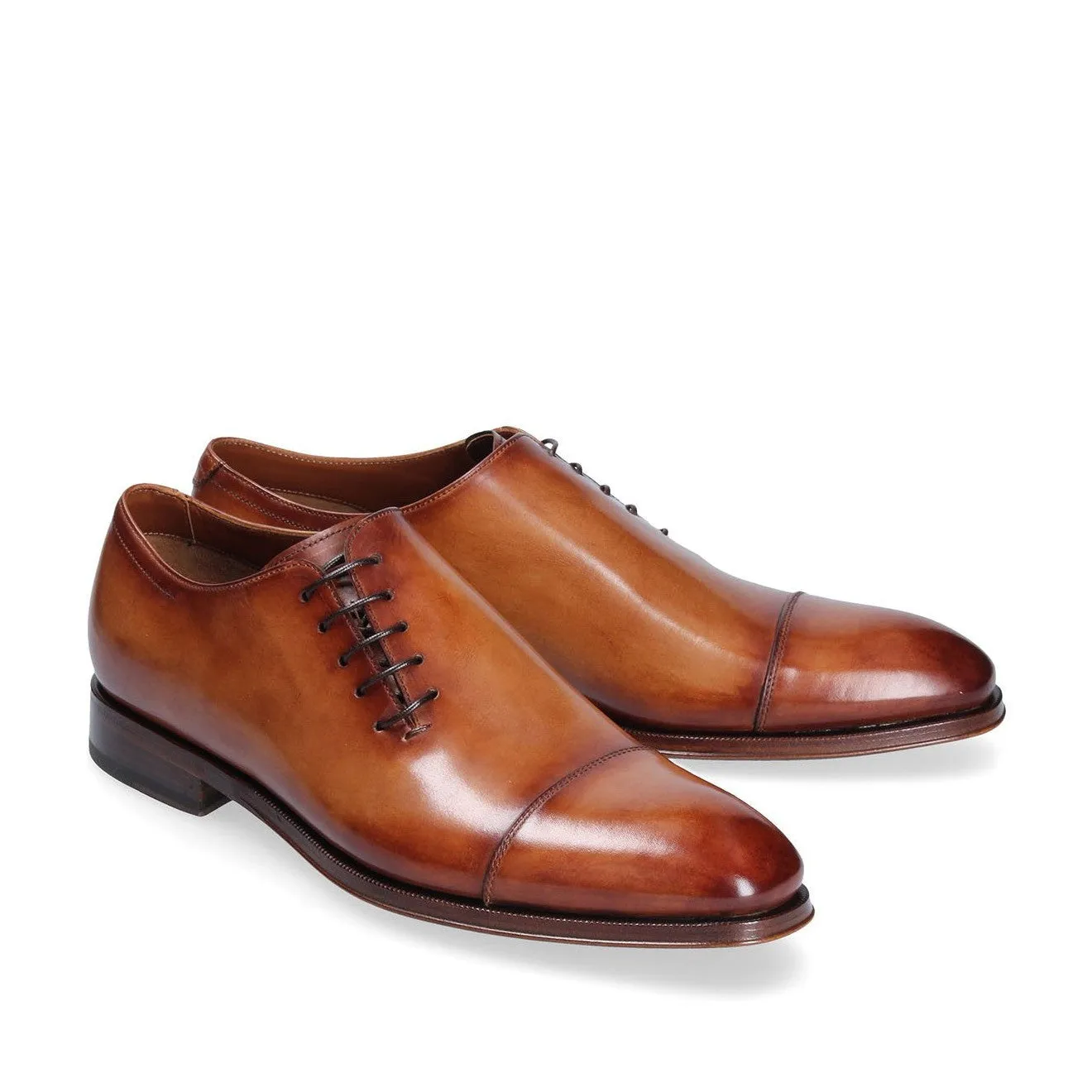 Franceschetti Apollo /Antinoo Men's Shoes Hand-Painted Art Sole Leather Oxfords (FCCT1069)