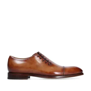 Franceschetti Apollo /Antinoo Men's Shoes Hand-Painted Art Sole Leather Oxfords (FCCT1069)