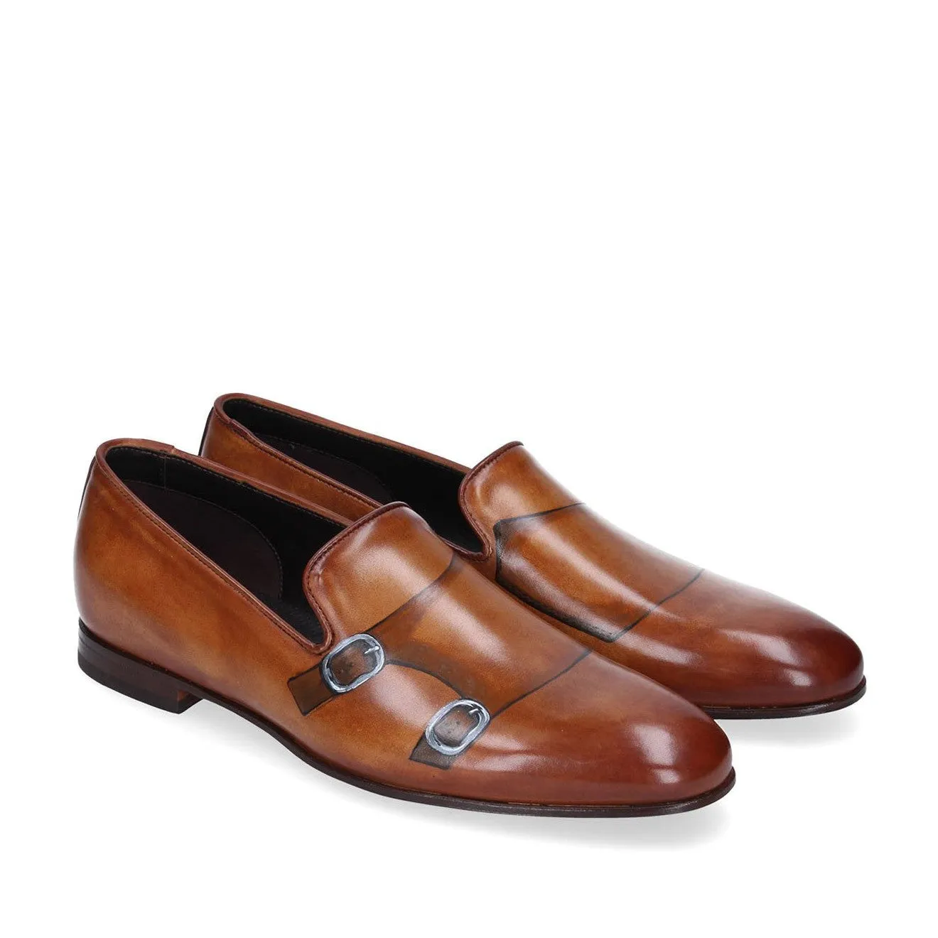 Franceschetti Fabrizio Men's Shoes Calf-Skin Leather Slipper Loafers (FCCT1073)