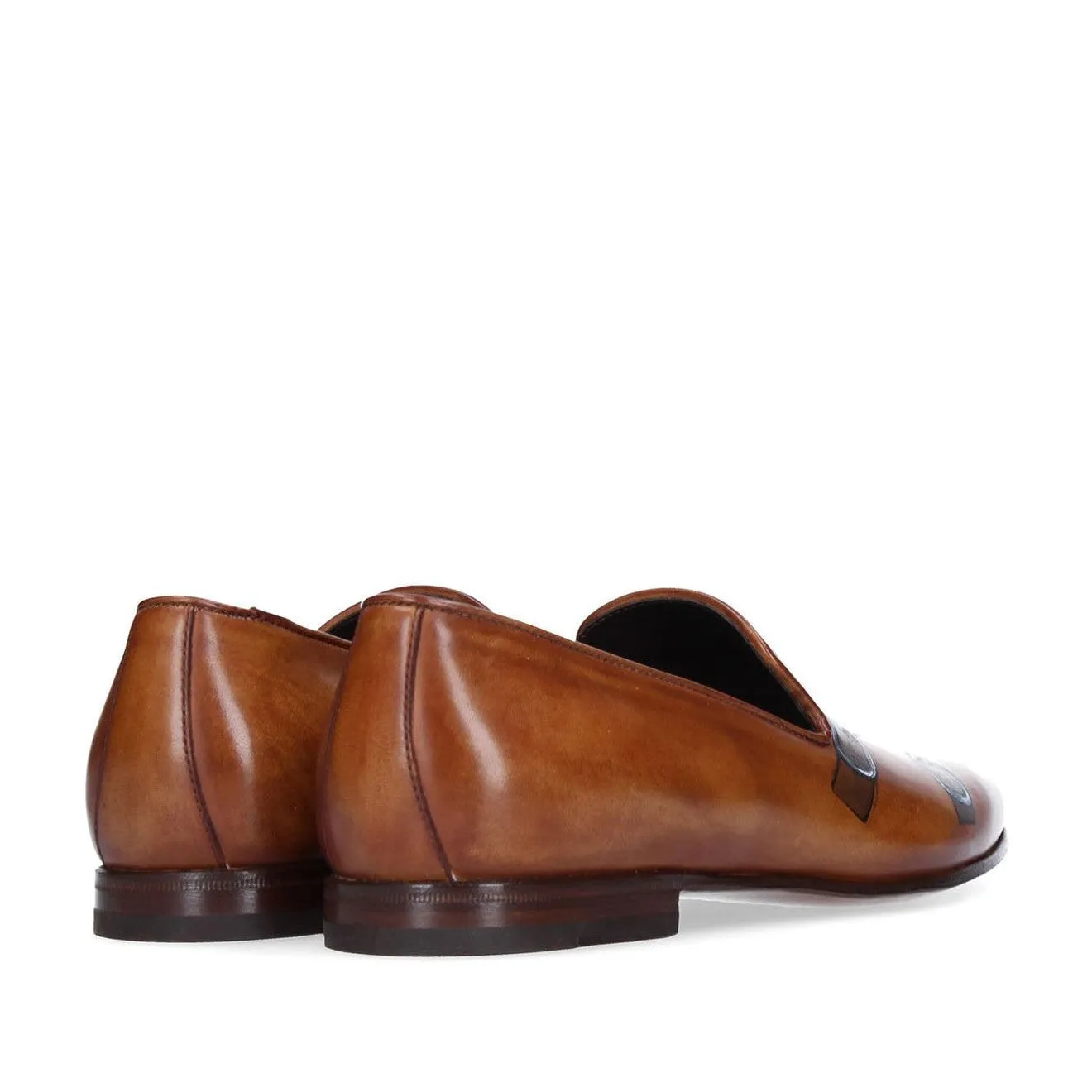 Franceschetti Fabrizio Men's Shoes Calf-Skin Leather Slipper Loafers (FCCT1073)