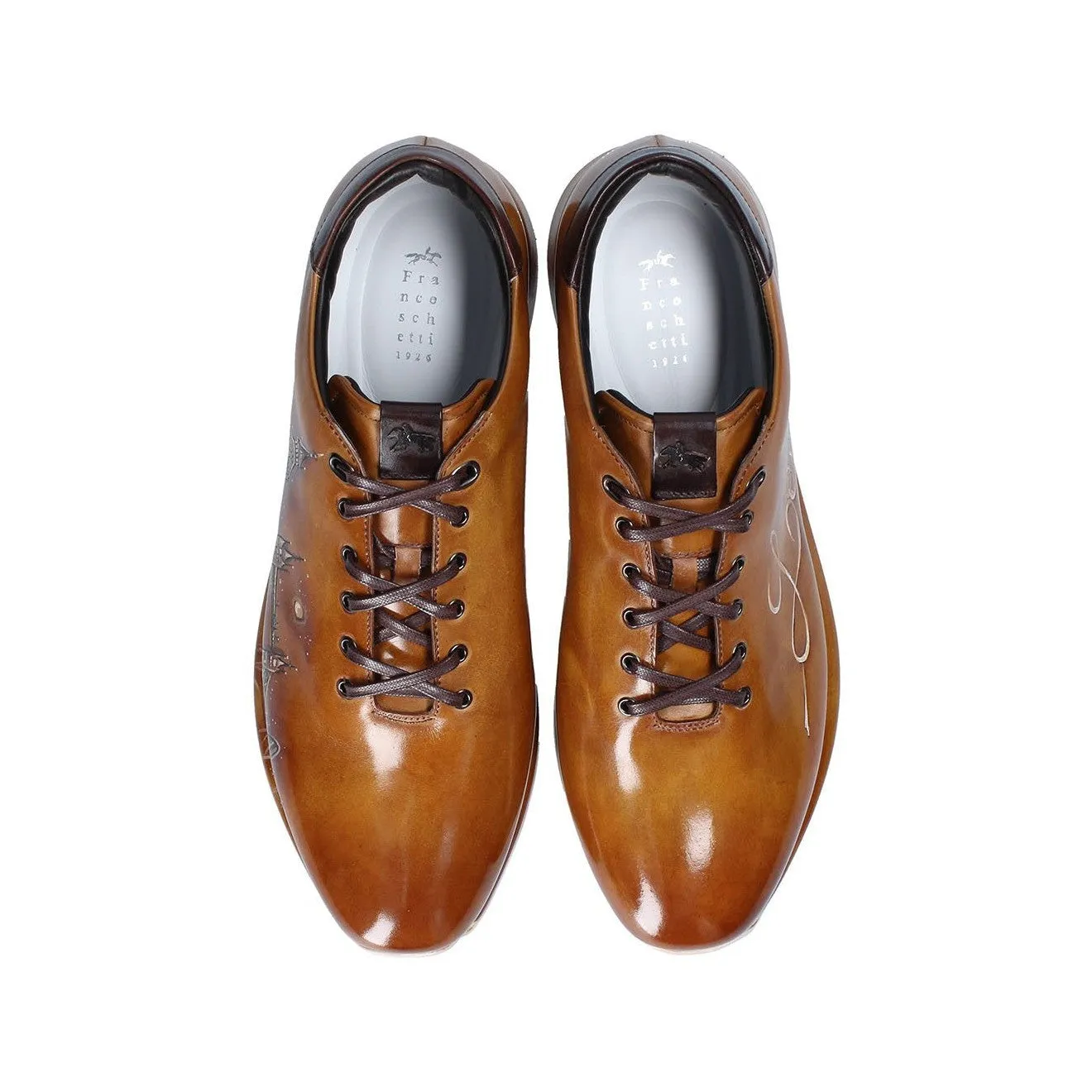 Franceschetti London Men's Shoes Calf-Skin Leather Casual Sneakers (FCCT1079)