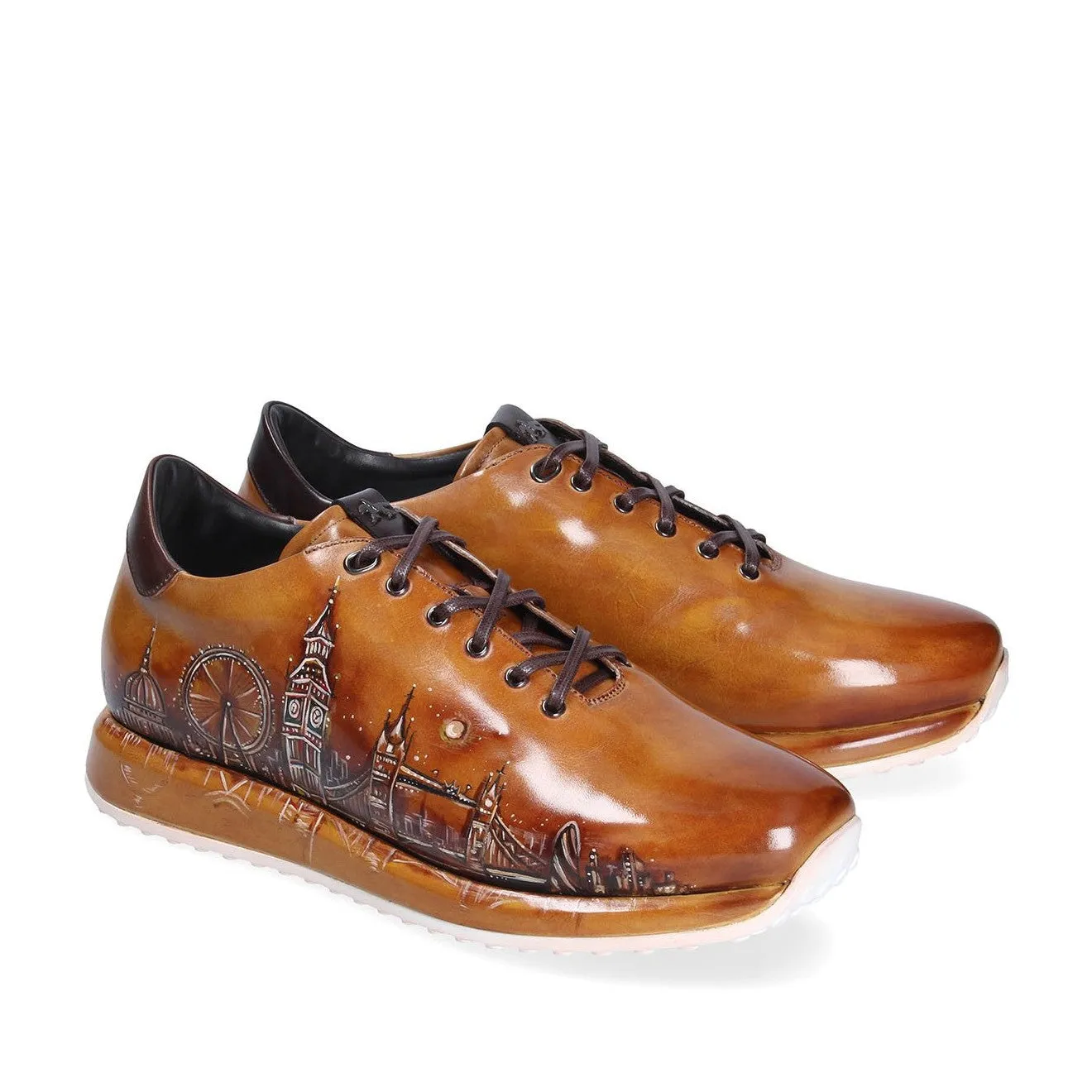 Franceschetti London Men's Shoes Calf-Skin Leather Casual Sneakers (FCCT1079)