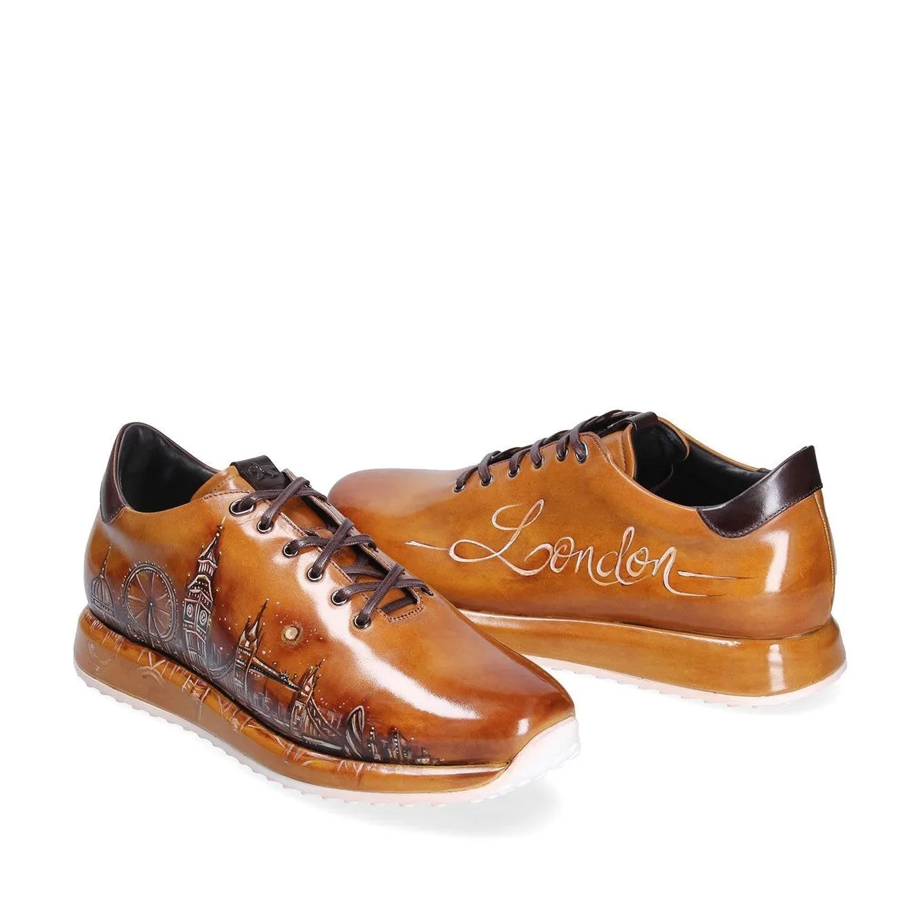 Franceschetti London Men's Shoes Calf-Skin Leather Casual Sneakers (FCCT1079)