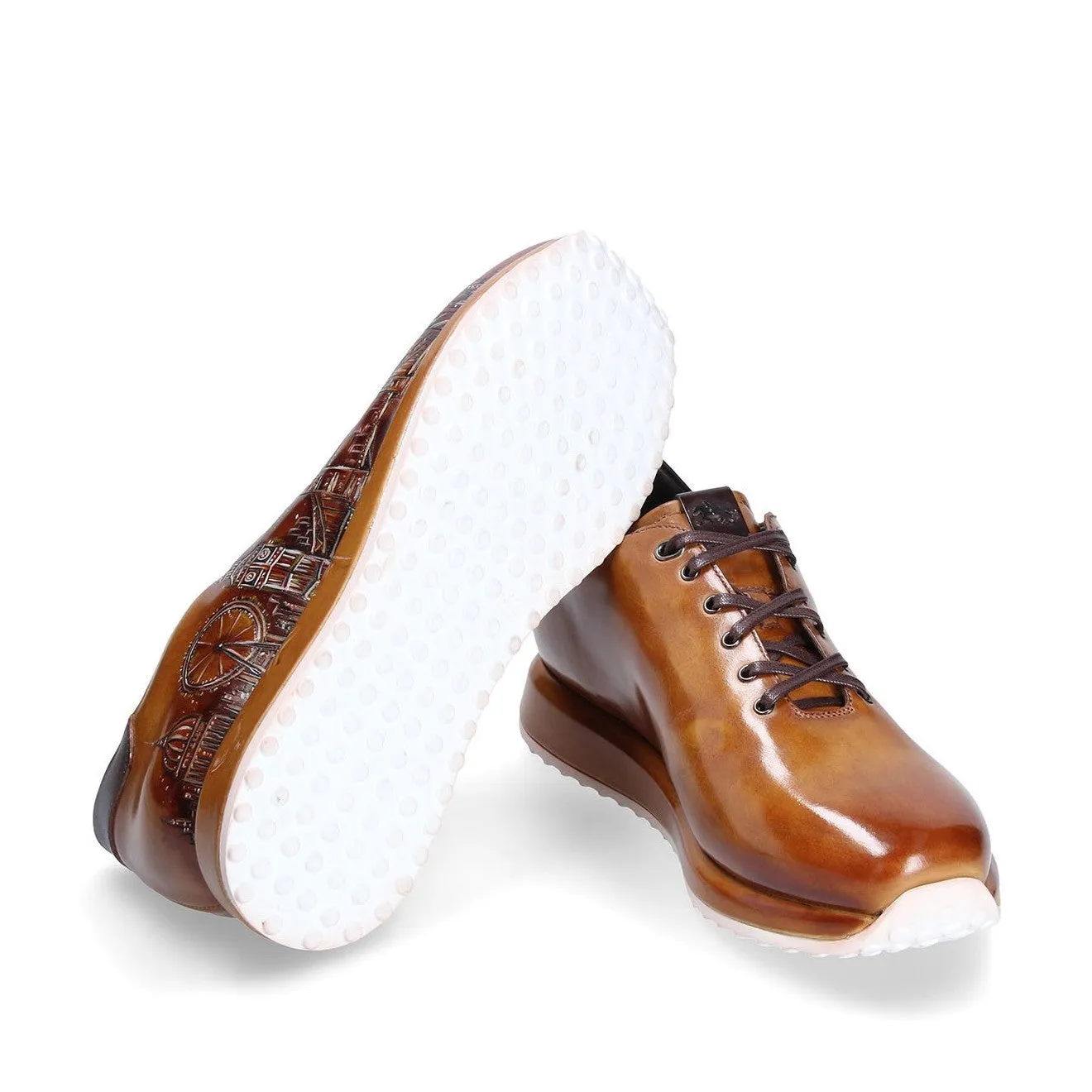 Franceschetti London Men's Shoes Calf-Skin Leather Casual Sneakers (FCCT1079)