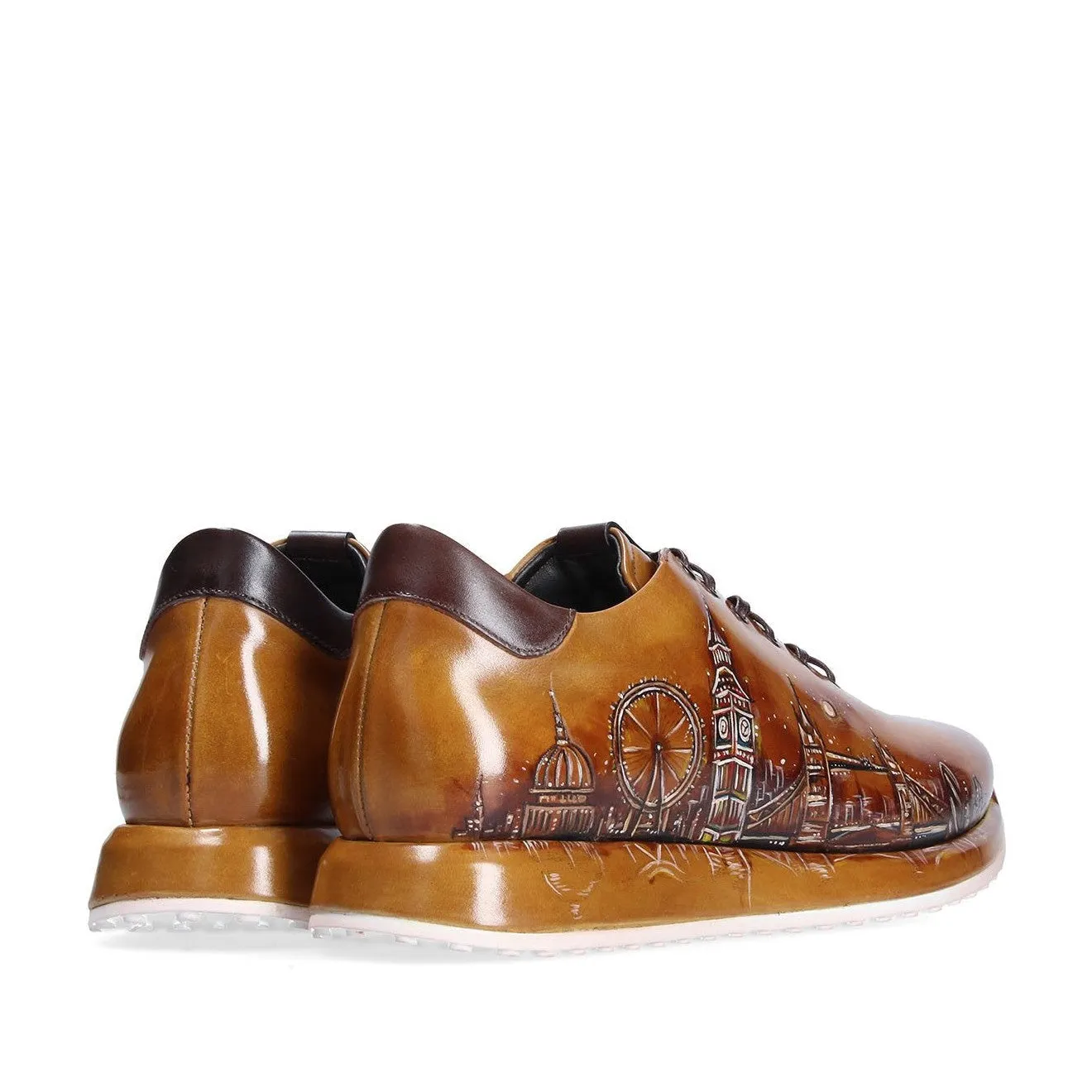 Franceschetti London Men's Shoes Calf-Skin Leather Casual Sneakers (FCCT1079)