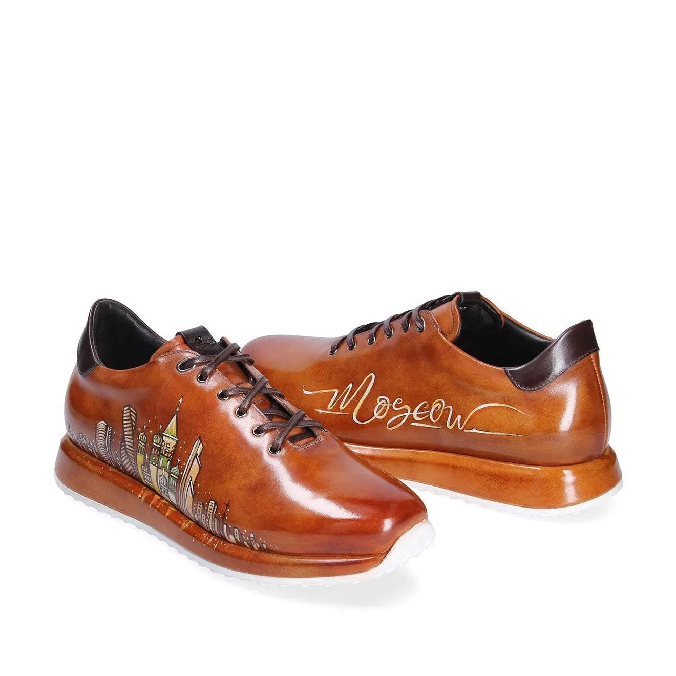 Franceschetti Moscow Men's Shoes Calf-Skin Leather Casual Sneakers (FCCT1077)