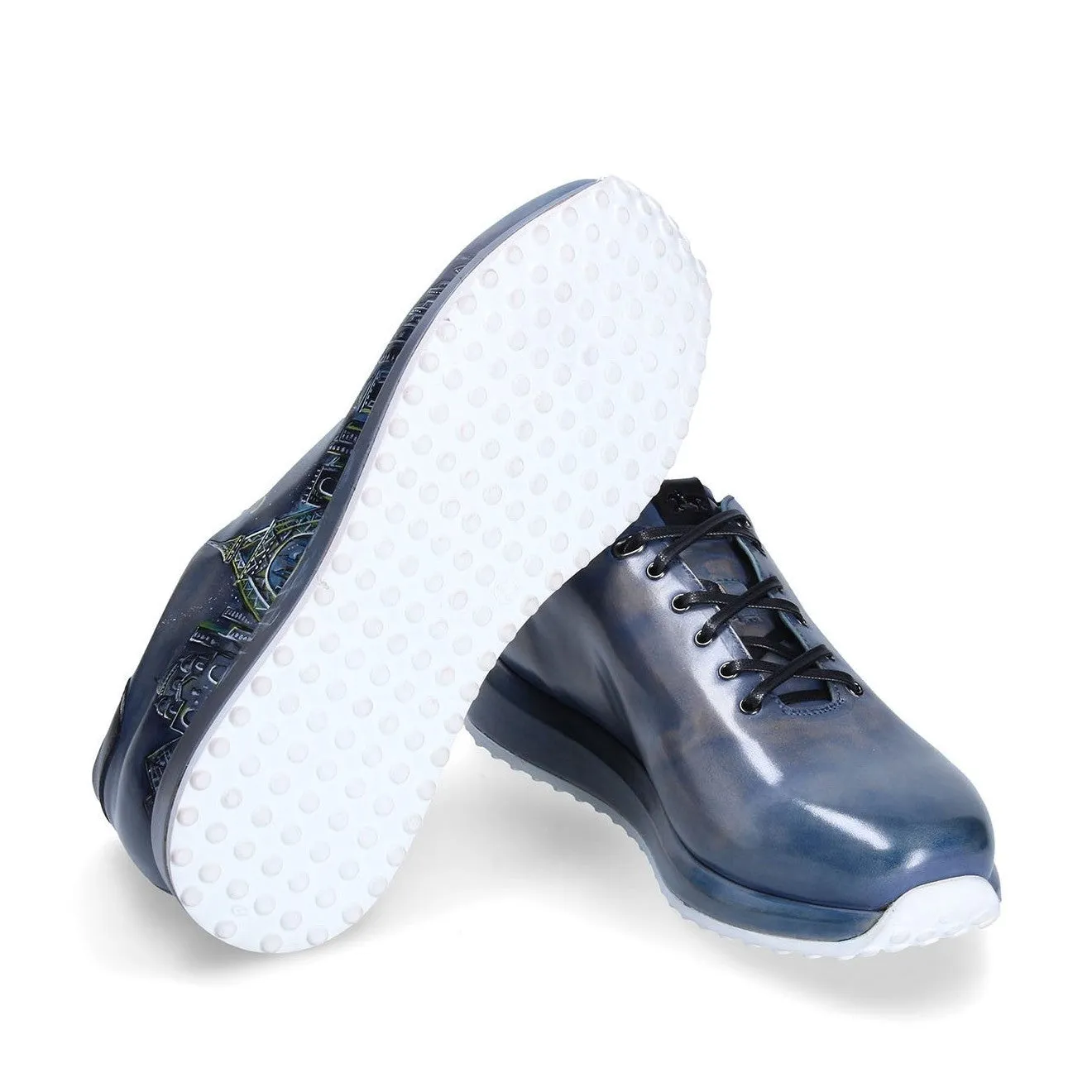 Franceschetti Paris Men's Shoes Calf-Skin Leather Casual Sneakers (FCCT1076)